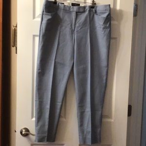 #167-Talbots Blue and White Pants size 16